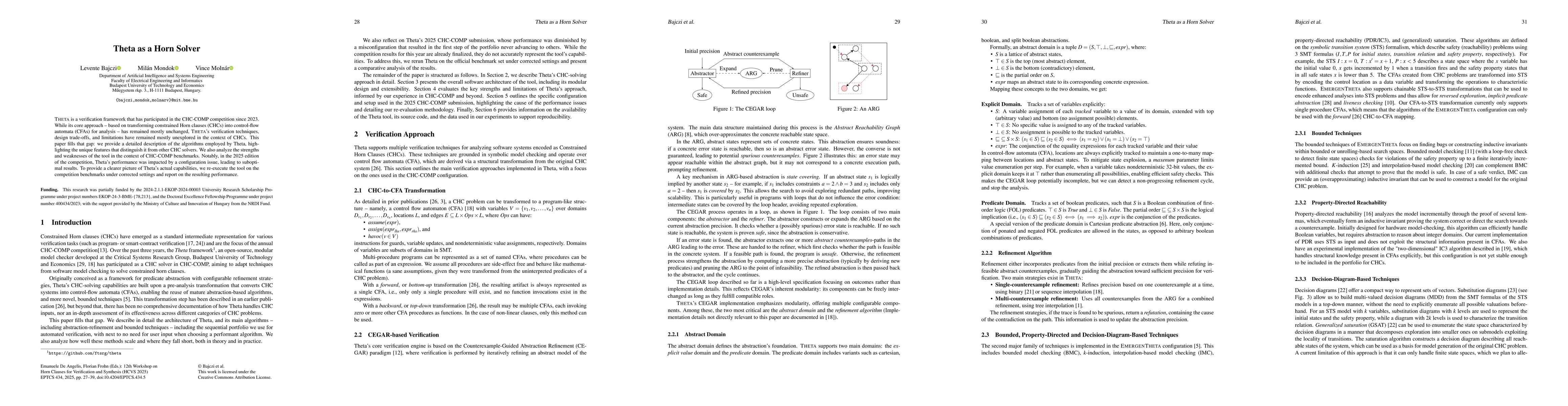 Thumbnail for Theta as a Horn Solver