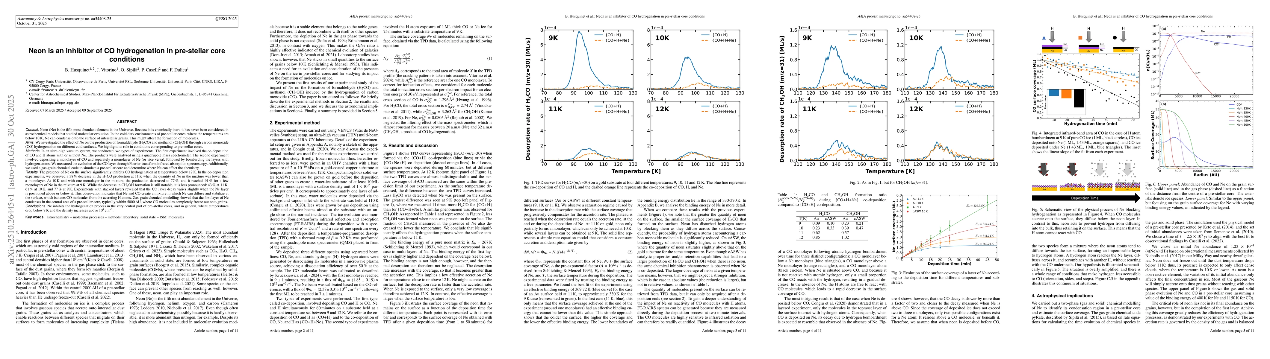Thumbnail for Neon is an inhibitor of CO hydrogenation in pre-stellar core conditions