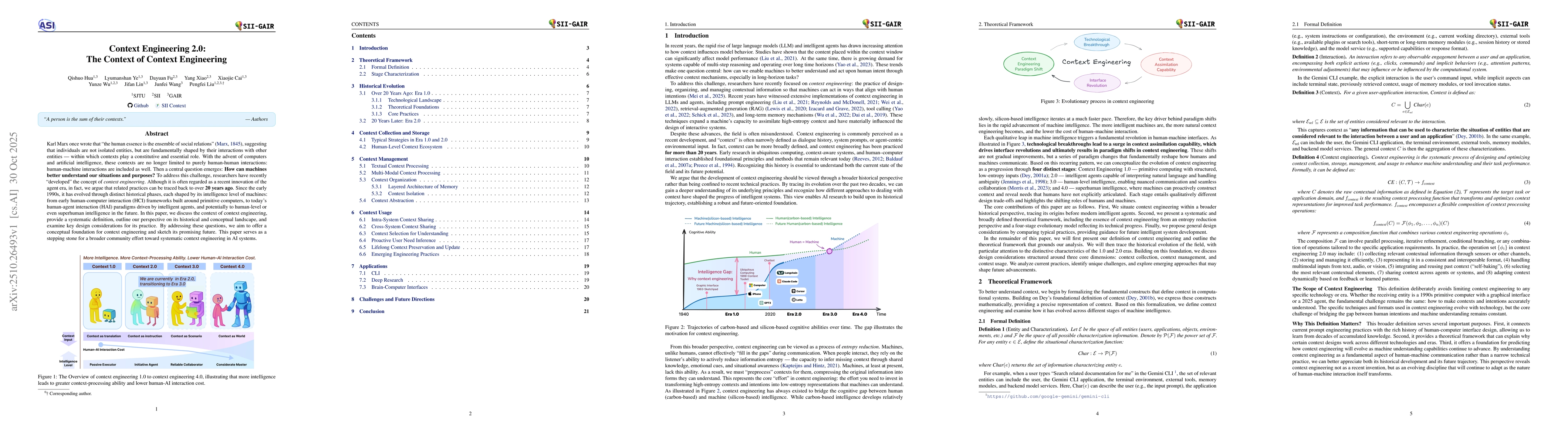 Thumbnail for Context Engineering 2.0: The Context of Context Engineering