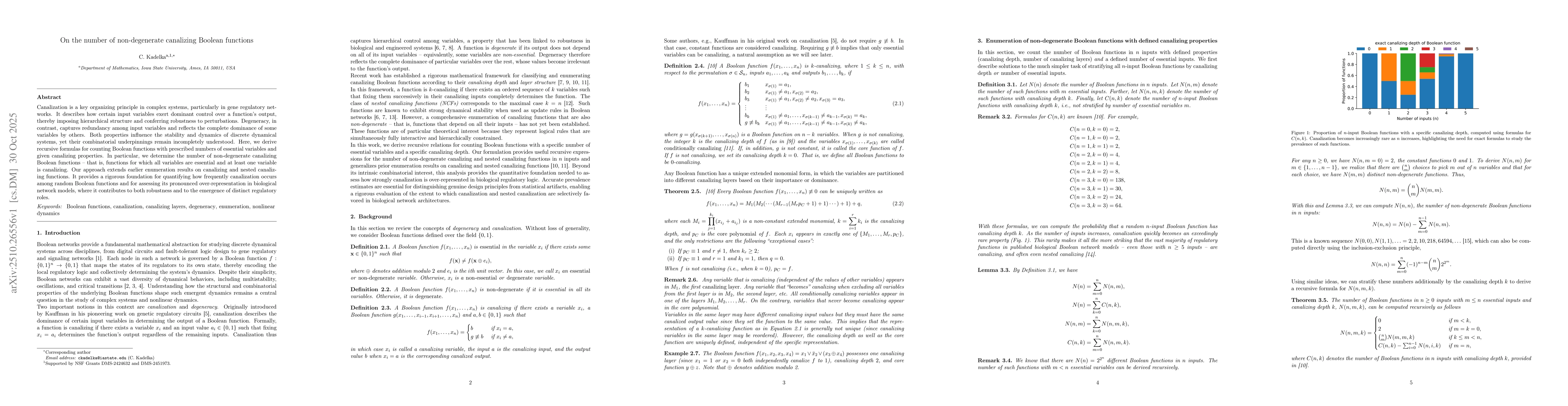 Thumbnail for On the number of non-degenerate canalizing Boolean functions