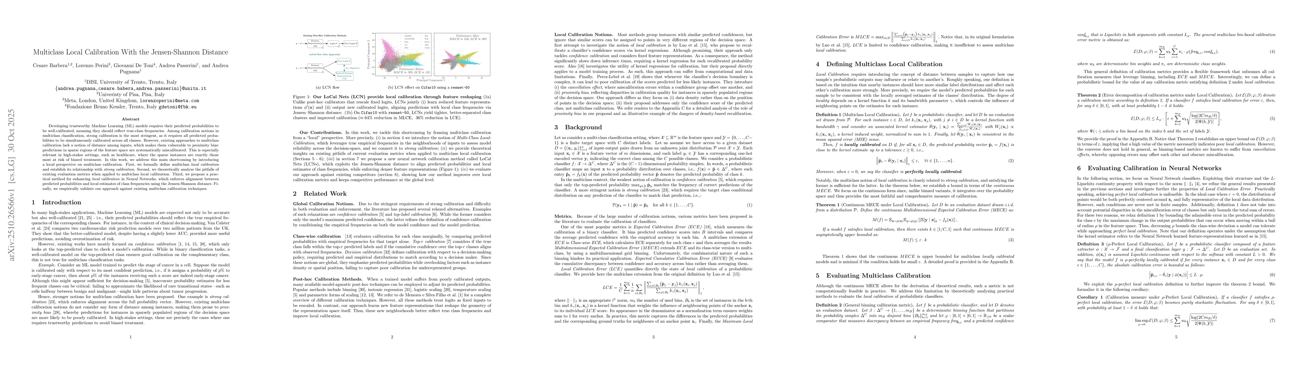Thumbnail for Multiclass Local Calibration With the Jensen-Shannon Distance