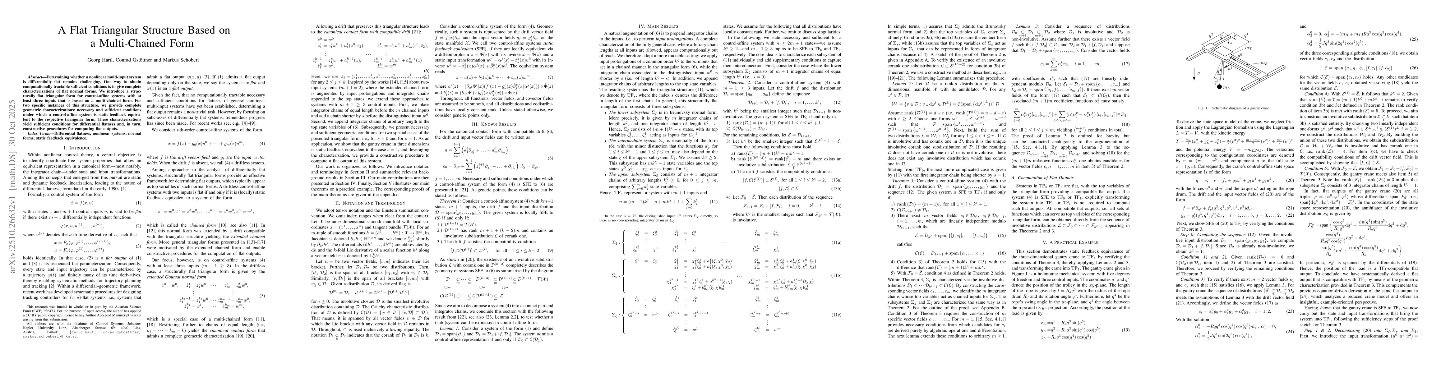 Thumbnail for A Flat Triangular Structure Based on a Multi-Chained Form
