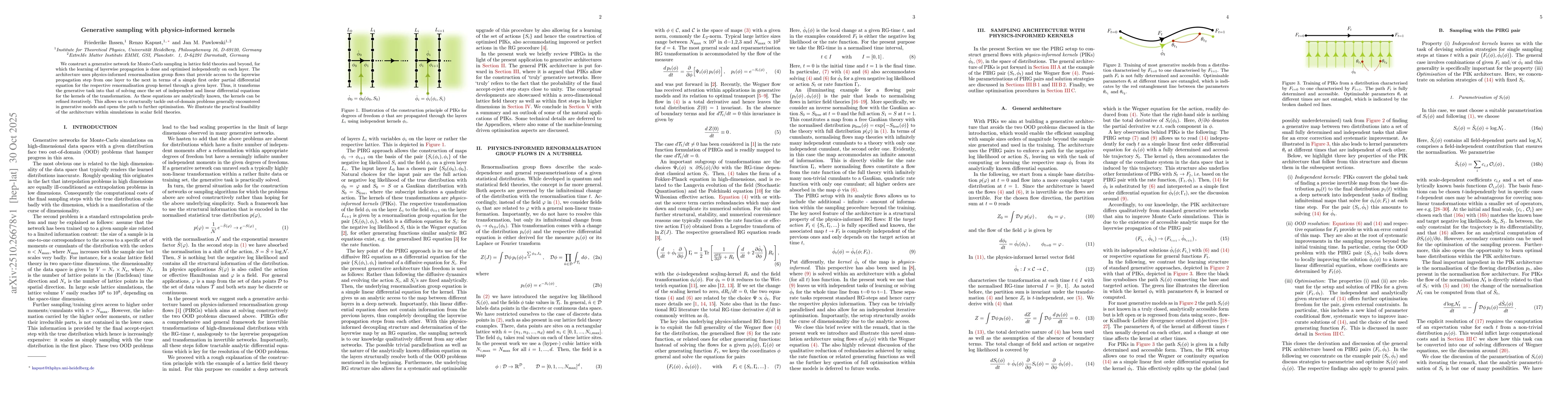 Thumbnail for Generative sampling with physics-informed kernels