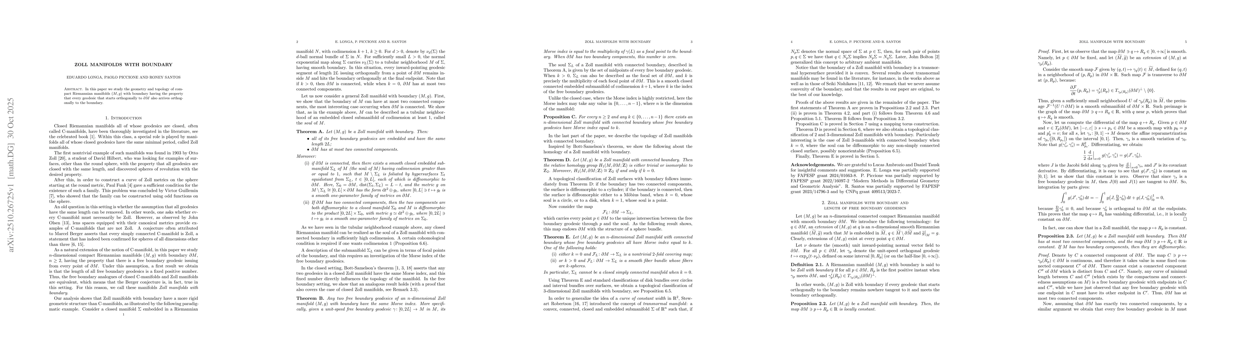 Thumbnail for Zoll manifolds with boundary