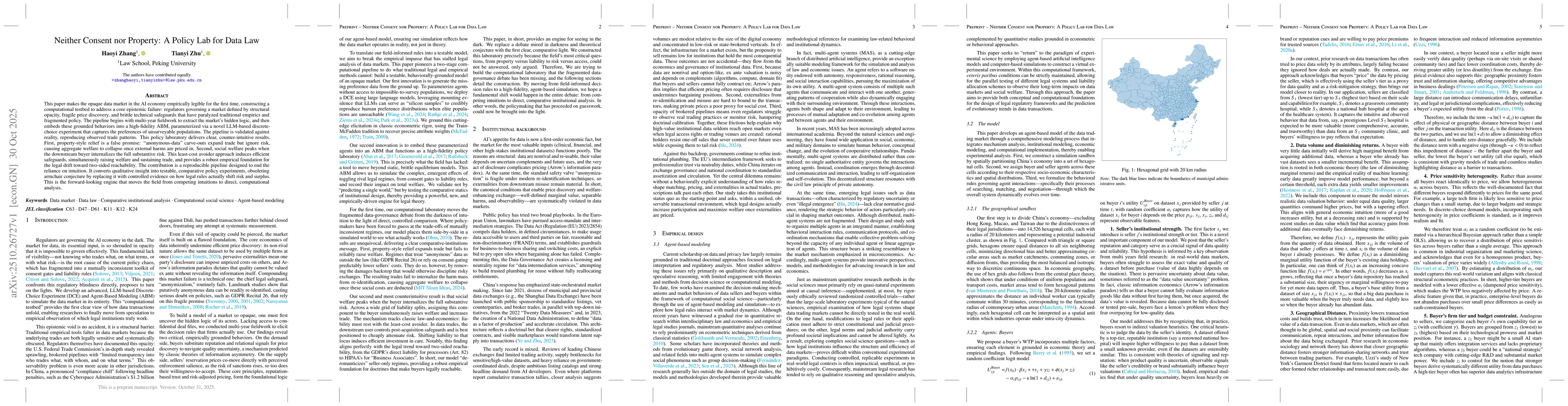 Thumbnail for Neither Consent nor Property: A Policy Lab for Data Law