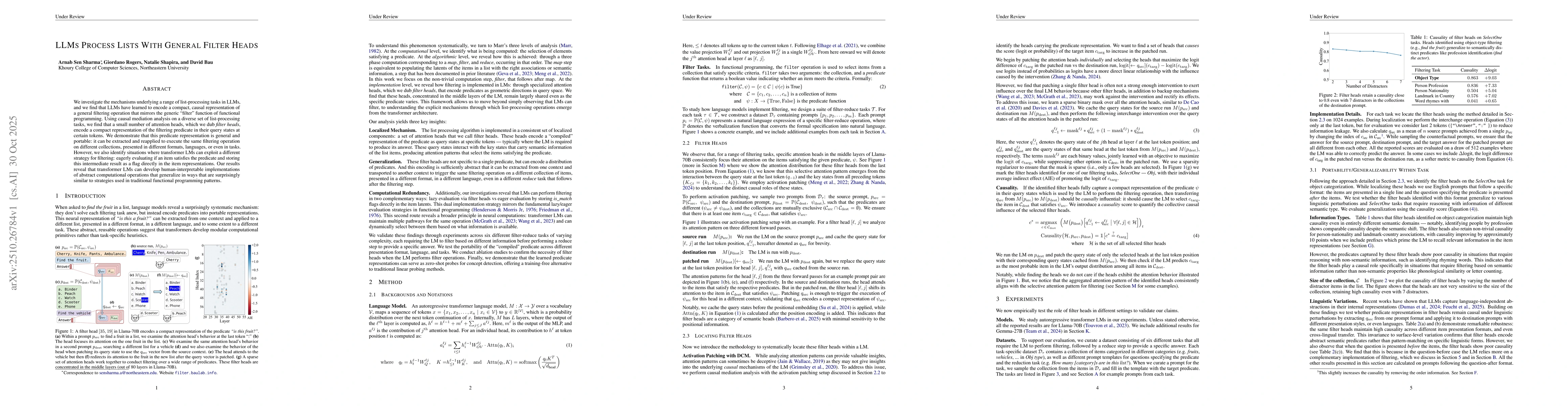 Thumbnail for LLMs Process Lists With General Filter Heads