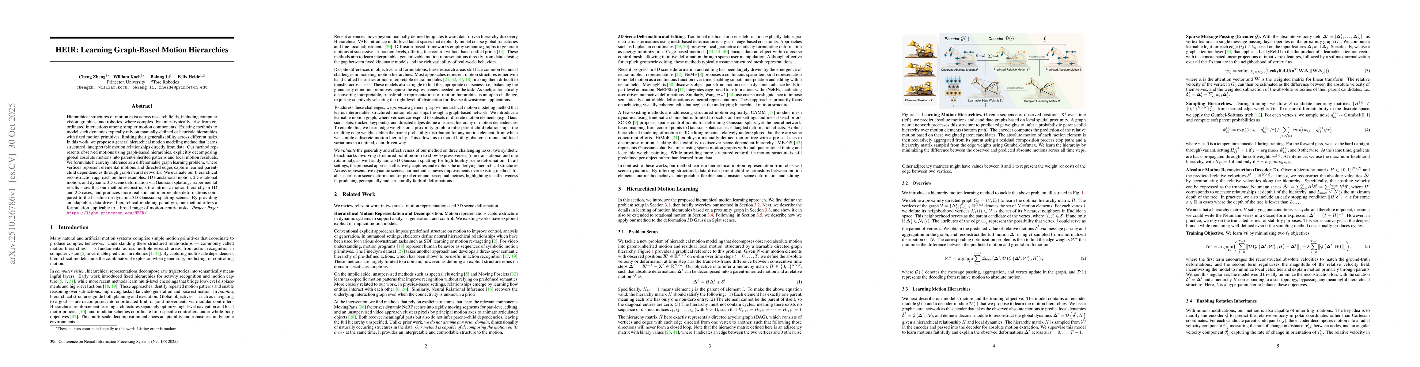 Thumbnail for HEIR: Learning Graph-Based Motion Hierarchies