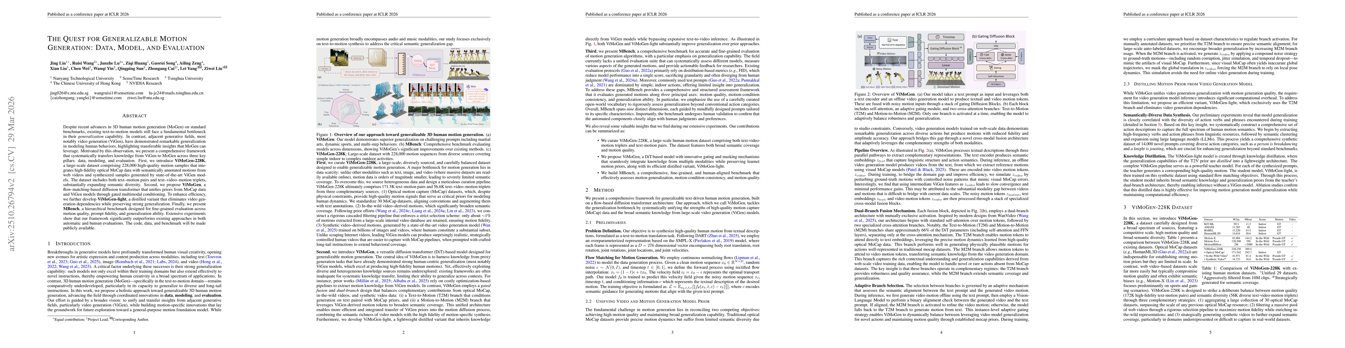 Thumbnail for The Quest for Generalizable Motion Generation: Data, Model, and Evaluation