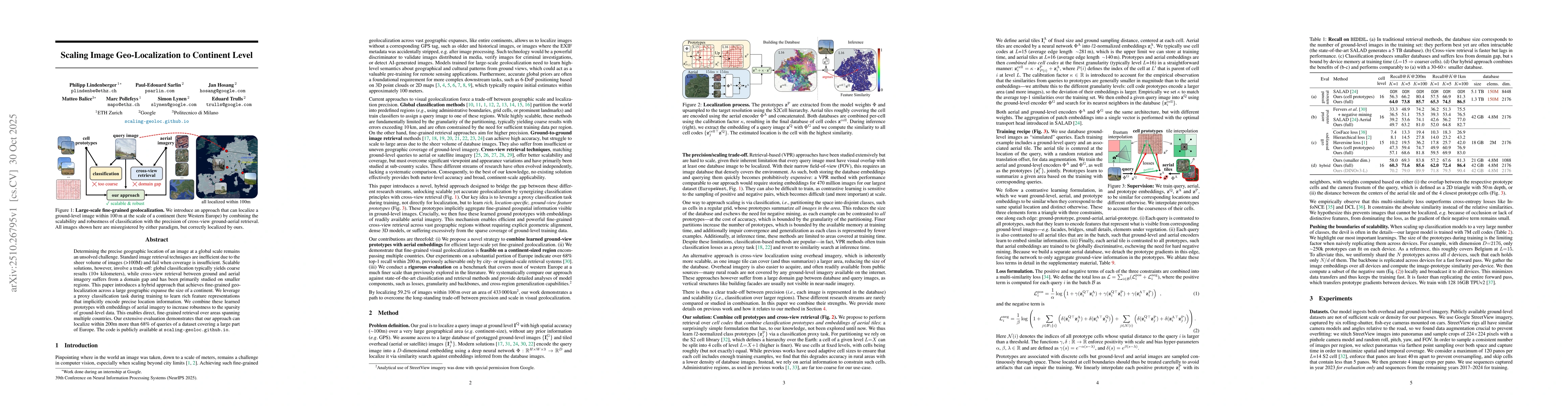 Thumbnail for Scaling Image Geo-Localization to Continent Level