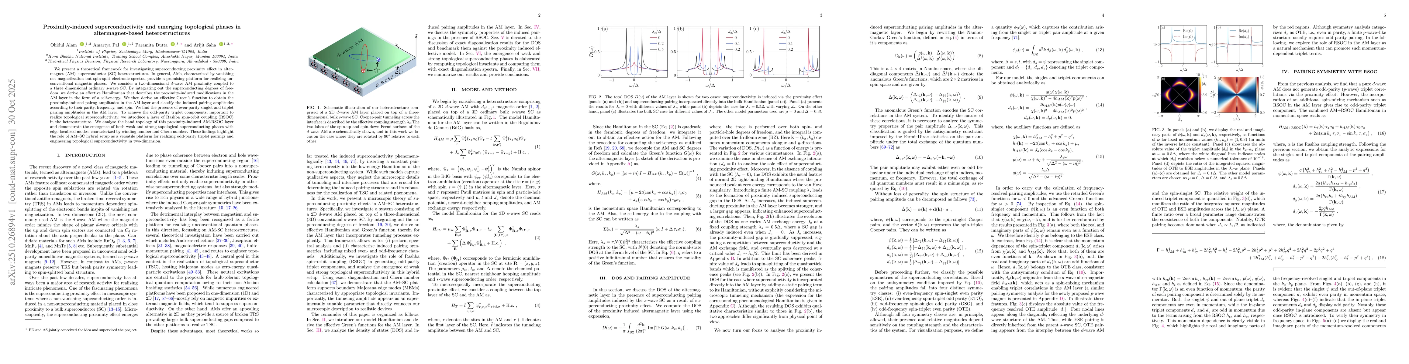 Thumbnail for Proximity-induced superconductivity and emerging topological phases in
  altermagnet-based heterostructures
