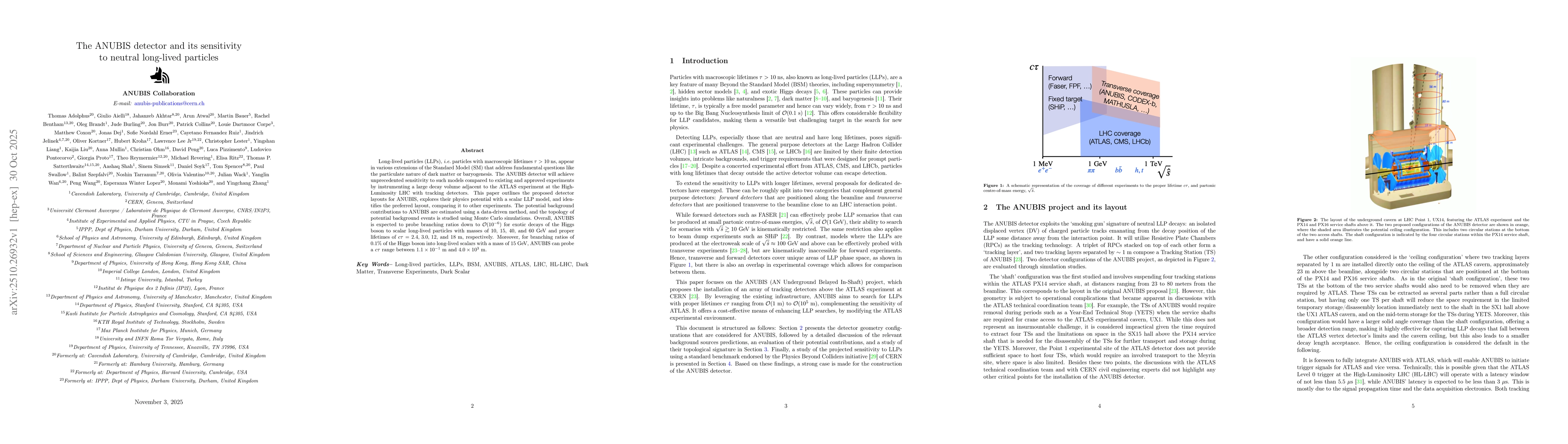 Thumbnail for The ANUBIS detector and its sensitivity to neutral long-lived particles