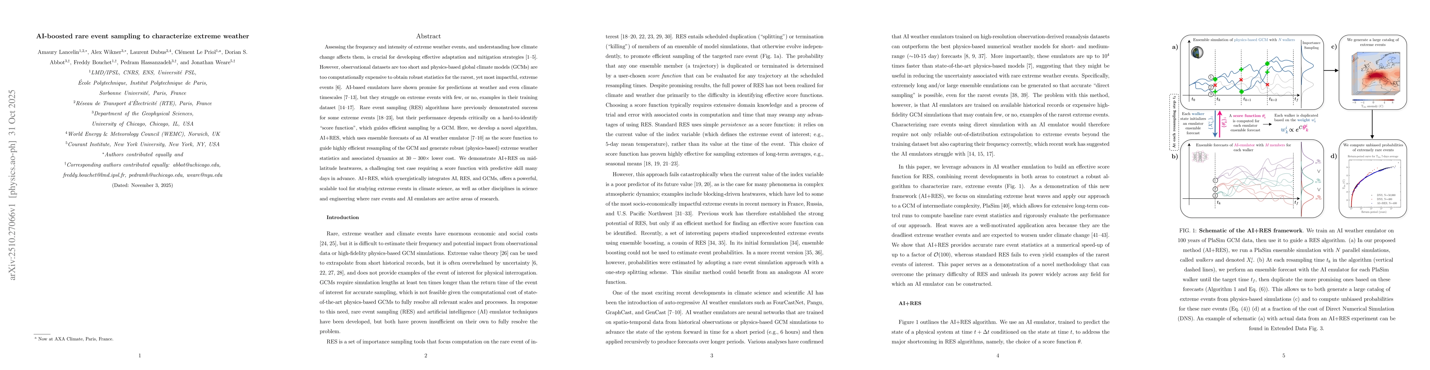 Thumbnail for AI-boosted rare event sampling to characterize extreme weather