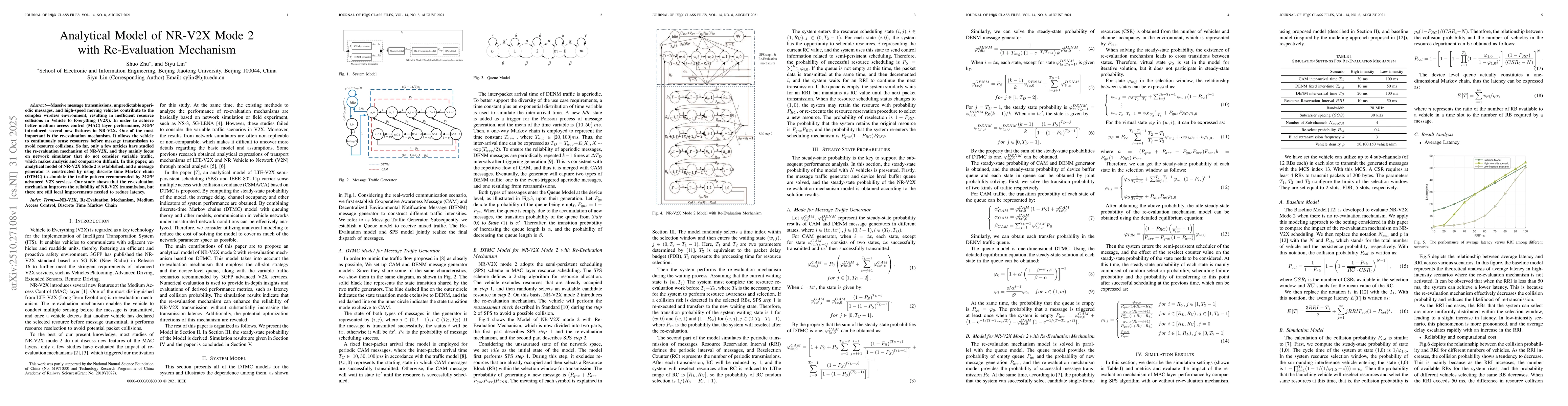 Thumbnail for Analytical Model of NR-V2X Mode 2 with Re-Evaluation Mechanism