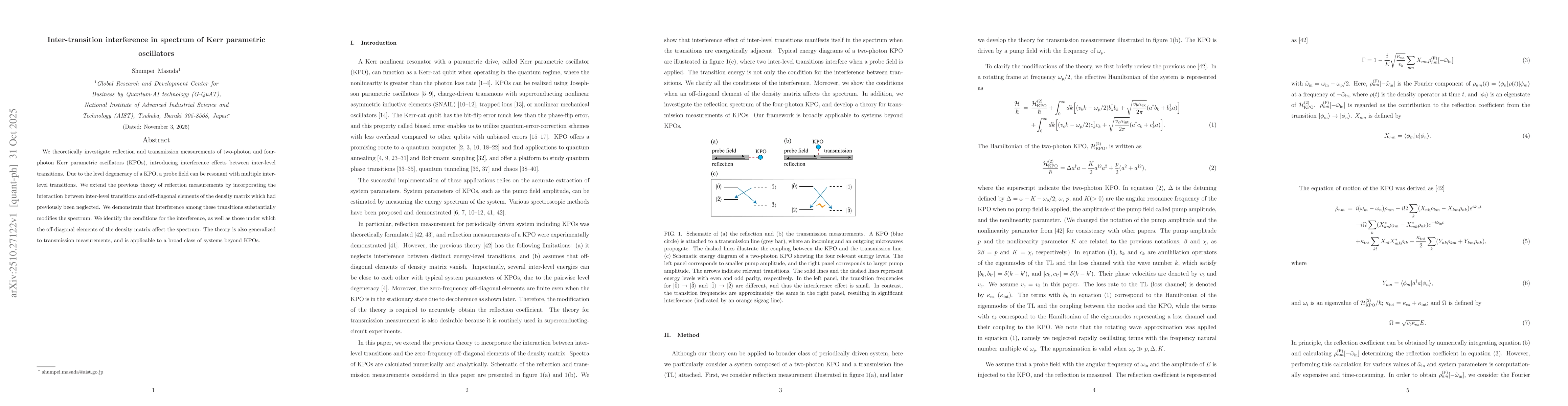 Thumbnail for Inter-transition interference in spectrum of Kerr parametric oscillators