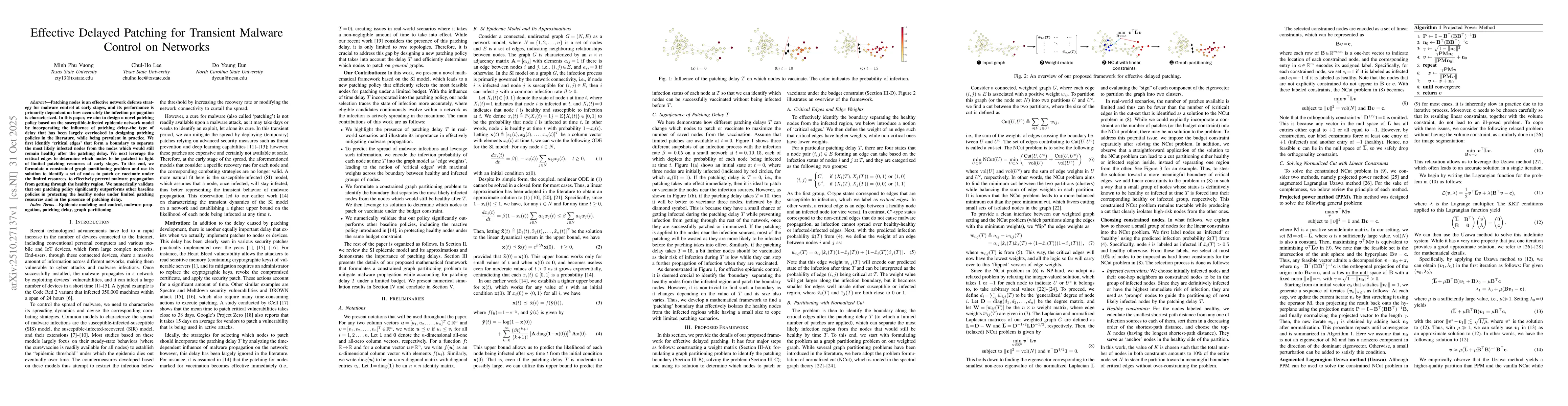 Thumbnail for Effective Delayed Patching for Transient Malware Control on Networks