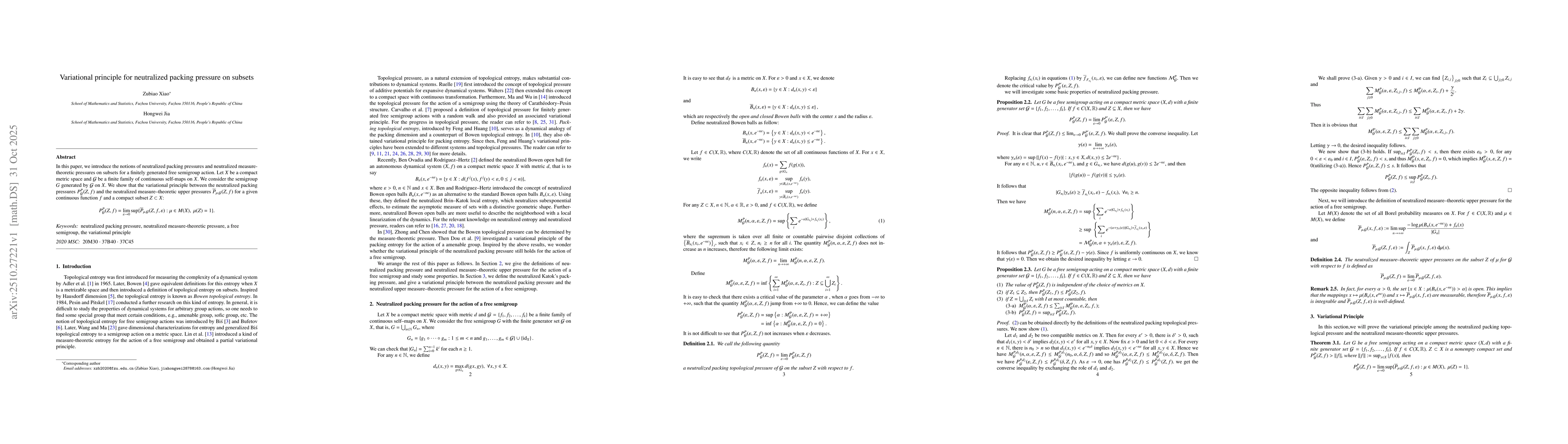 Thumbnail for Variational principle for neutralized packing pressure on subsets