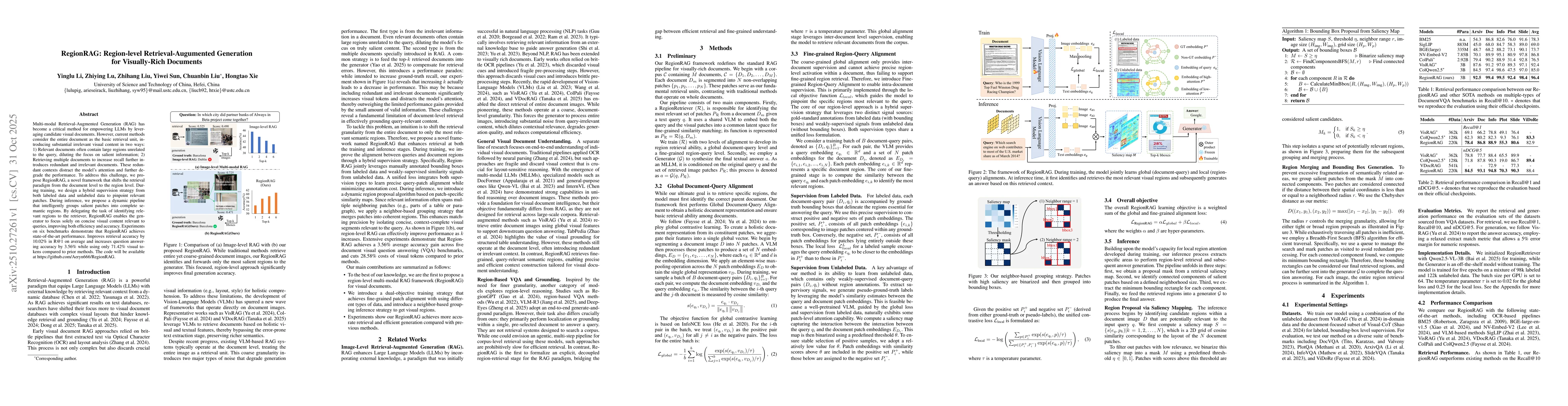 Thumbnail for RegionRAG: Region-level Retrieval-Augumented Generation for
  Visually-Rich Documents