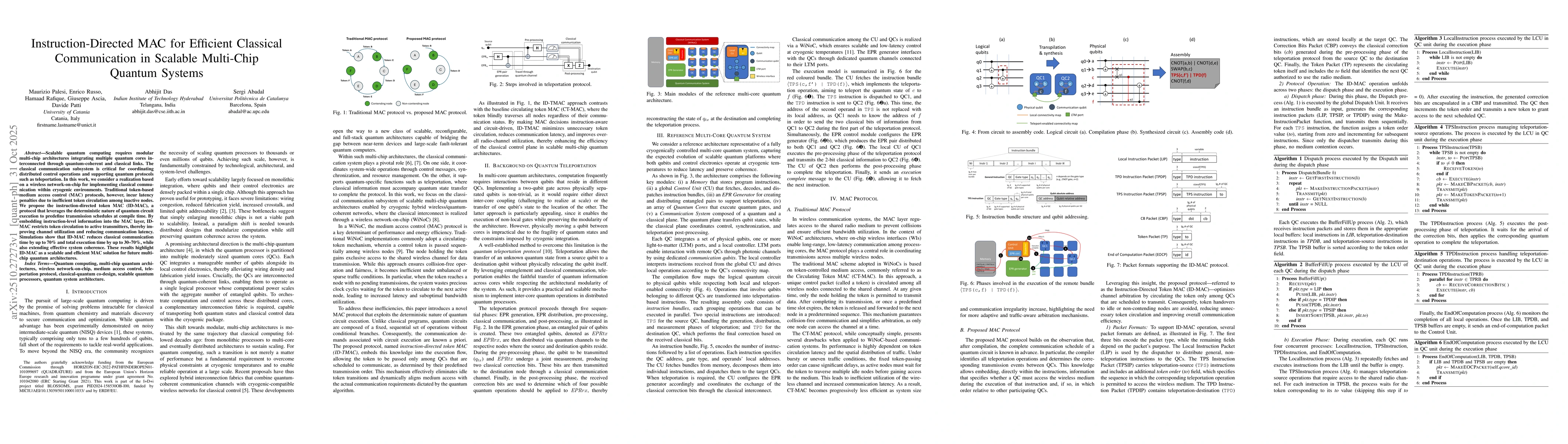 Thumbnail for Instruction-Directed MAC for Efficient Classical Communication in
  Scalable Multi-Chip Quantum Systems