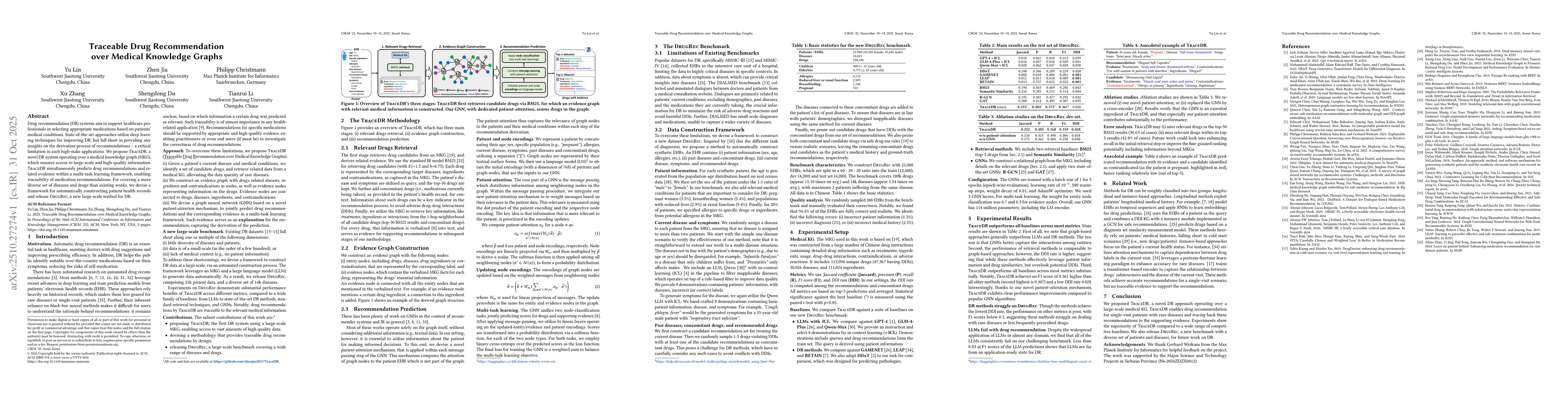 Thumbnail for Traceable Drug Recommendation over Medical Knowledge Graphs