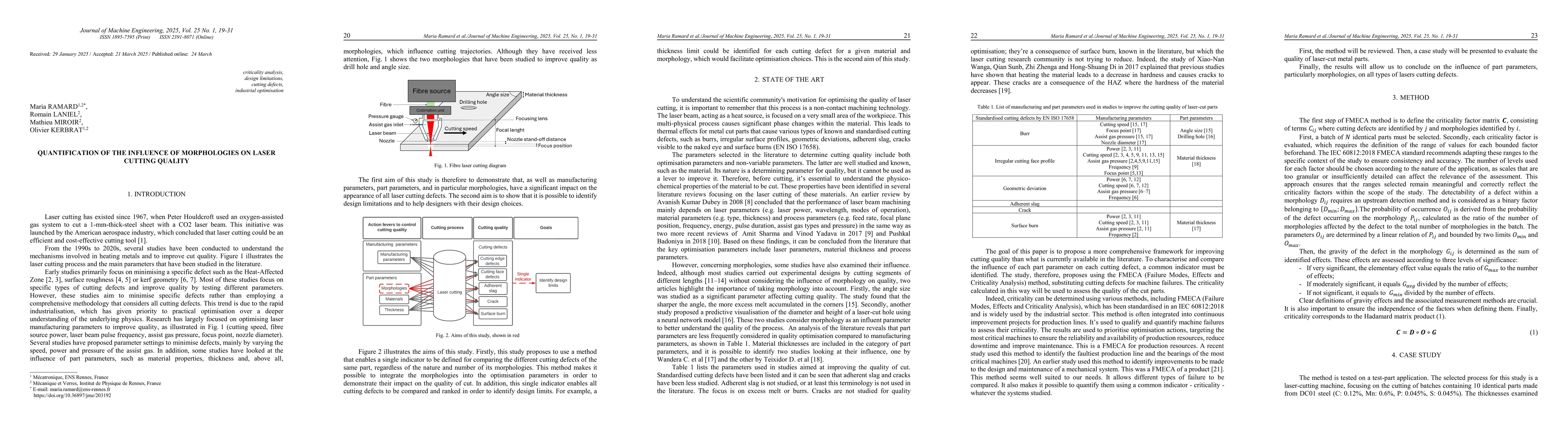 Thumbnail for Quantification of the Influence of Morphologies on Laser Cutting Quality