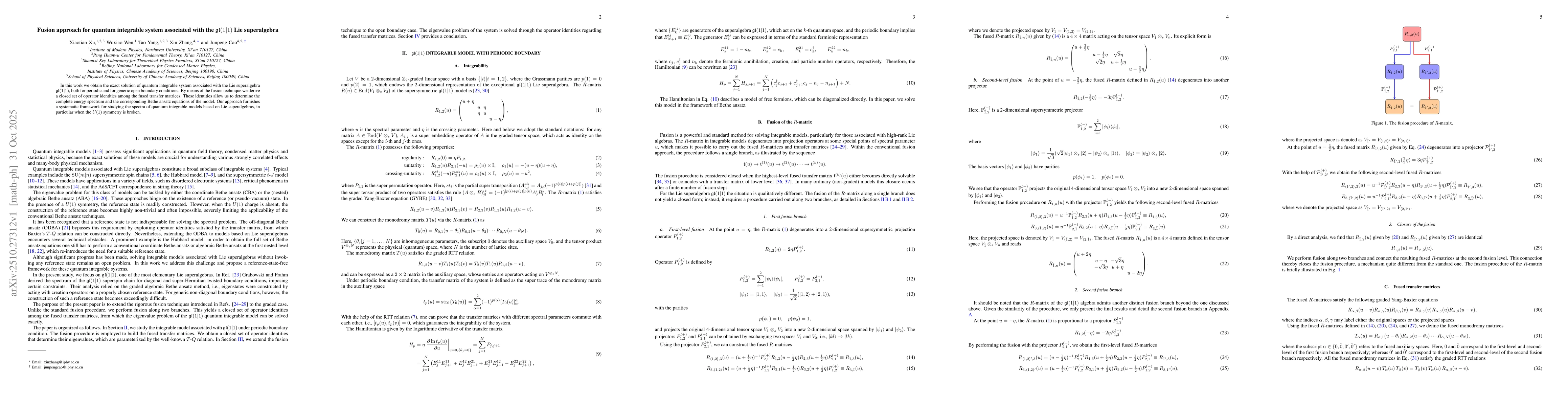 Thumbnail for Fusion approach for quantum integrable system associated with the
  $\mathfrak{gl}(1|1)$ Lie superalgebra