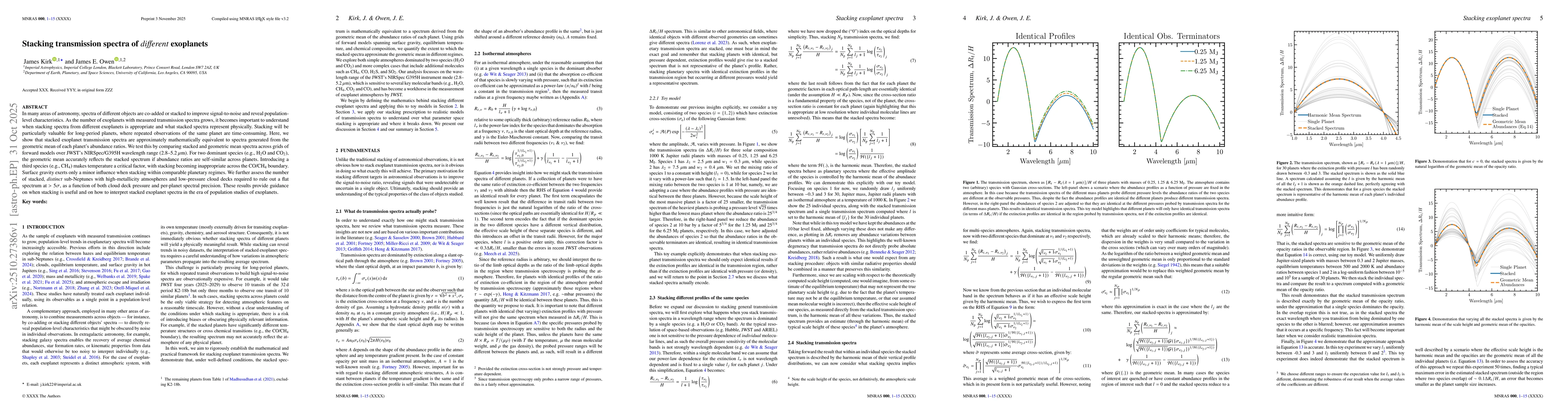 Thumbnail for Stacking transmission spectra of different exoplanets