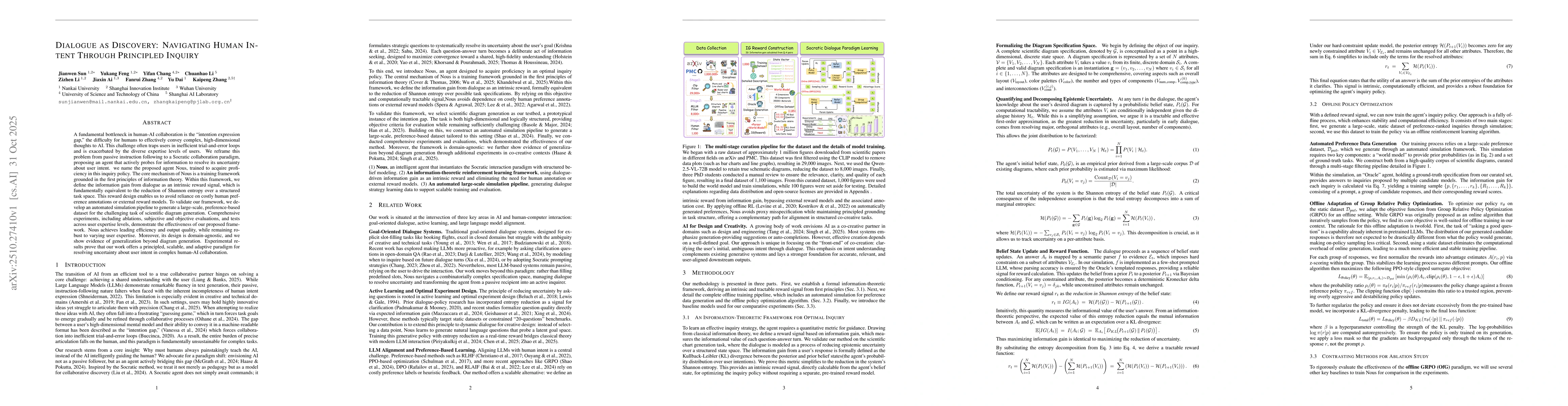 Thumbnail for Dialogue as Discovery: Navigating Human Intent Through Principled
  Inquiry