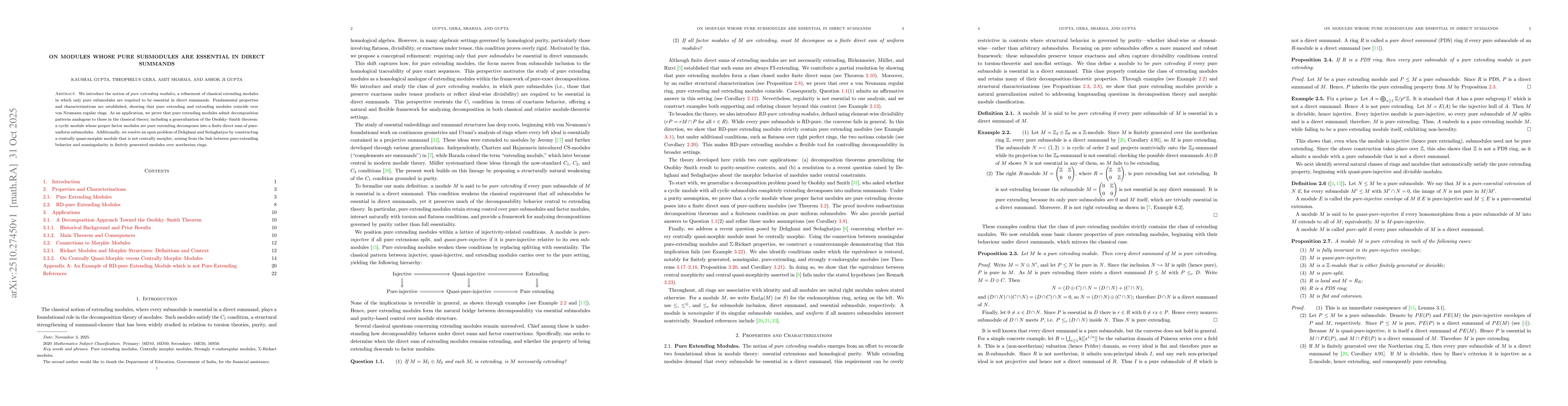 Thumbnail for On Modules Whose Pure Submodules Are Essential in Direct Summands