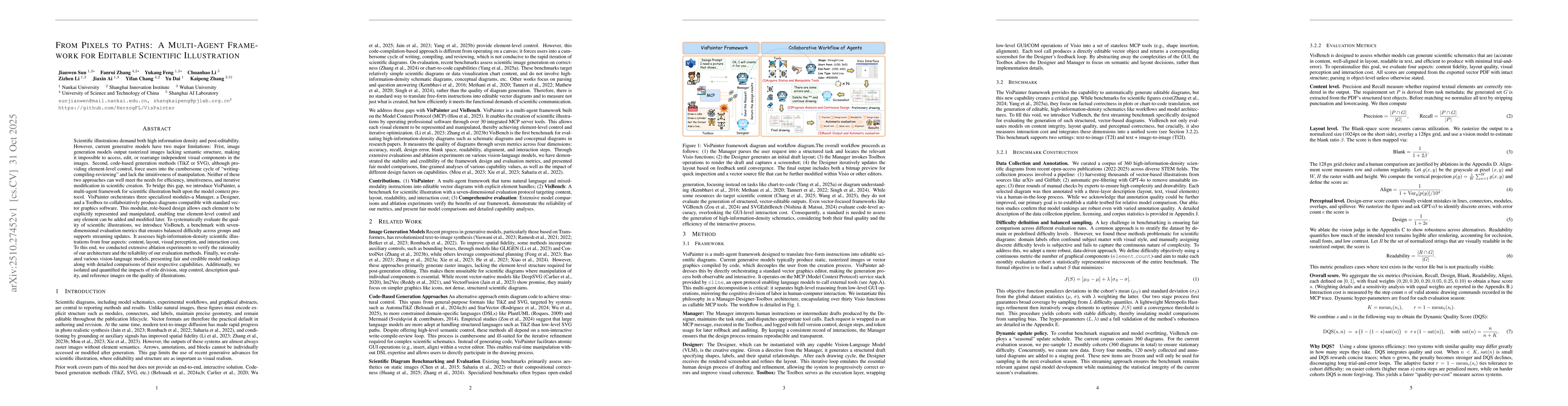 Thumbnail for From Pixels to Paths: A Multi-Agent Framework for Editable Scientific
  Illustration