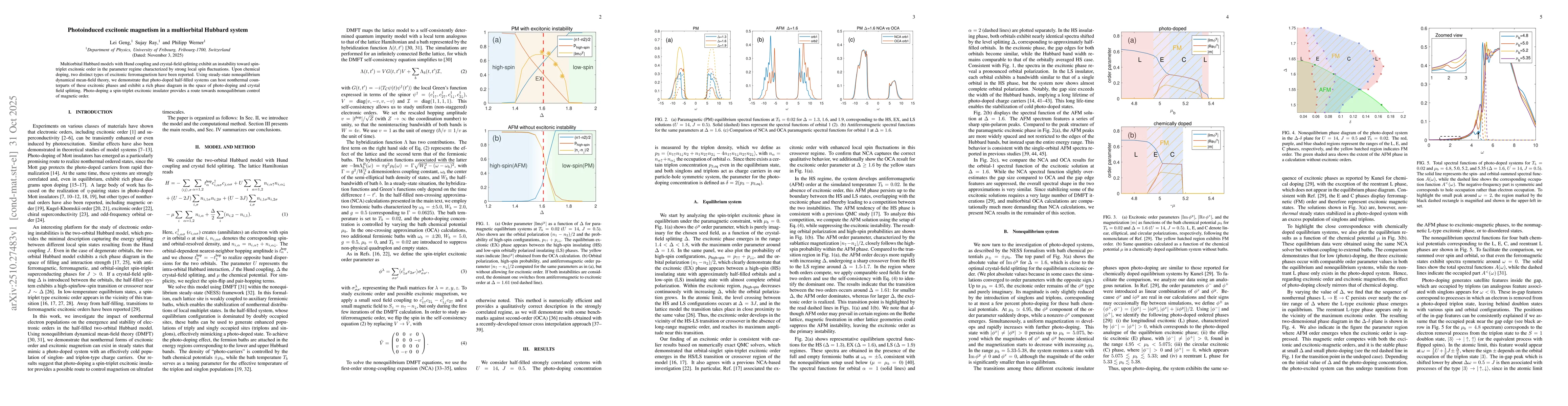 Thumbnail for Photoinduced excitonic magnetism in a multiorbital Hubbard system