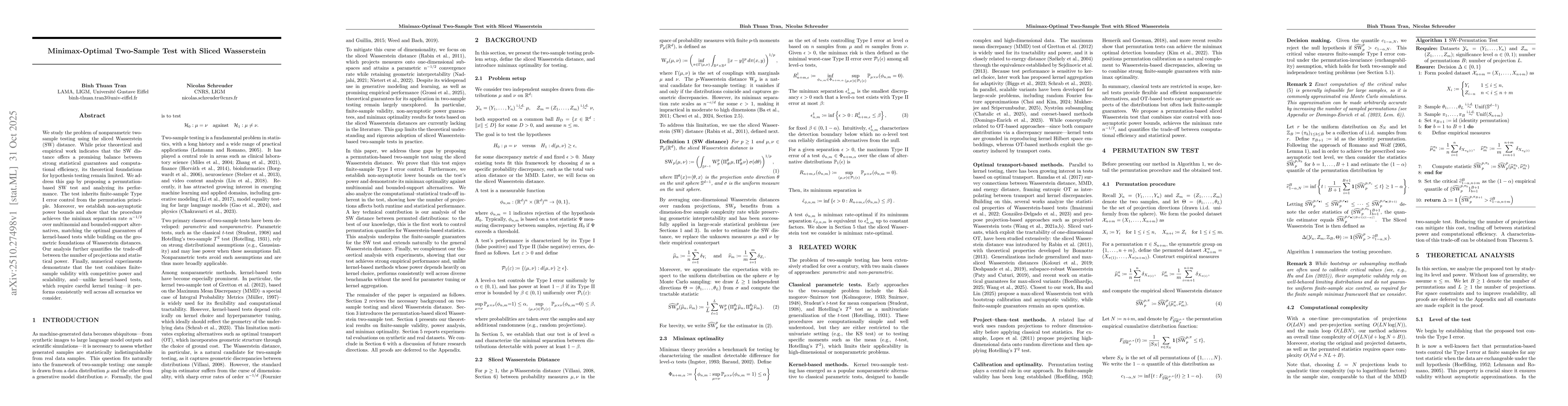 Thumbnail for Minimax-Optimal Two-Sample Test with Sliced Wasserstein