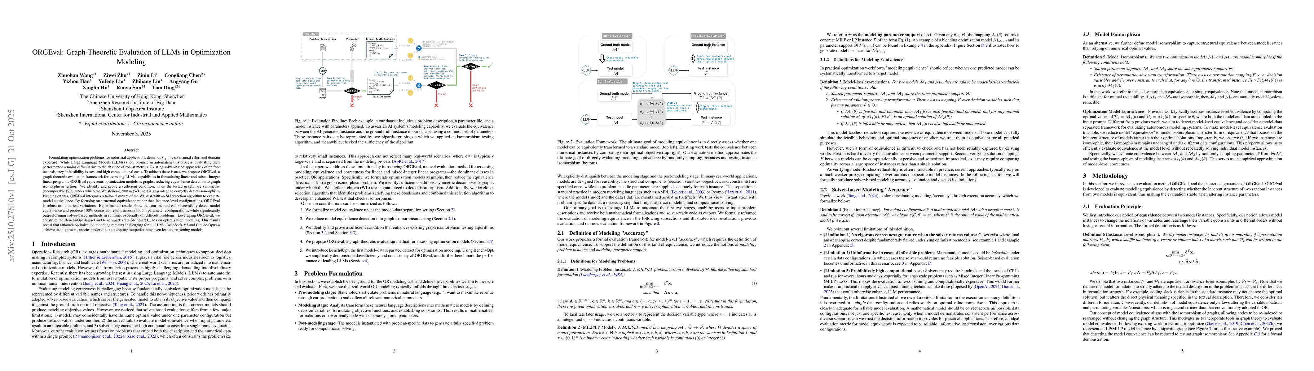 Thumbnail for ORGEval: Graph-Theoretic Evaluation of LLMs in Optimization Modeling