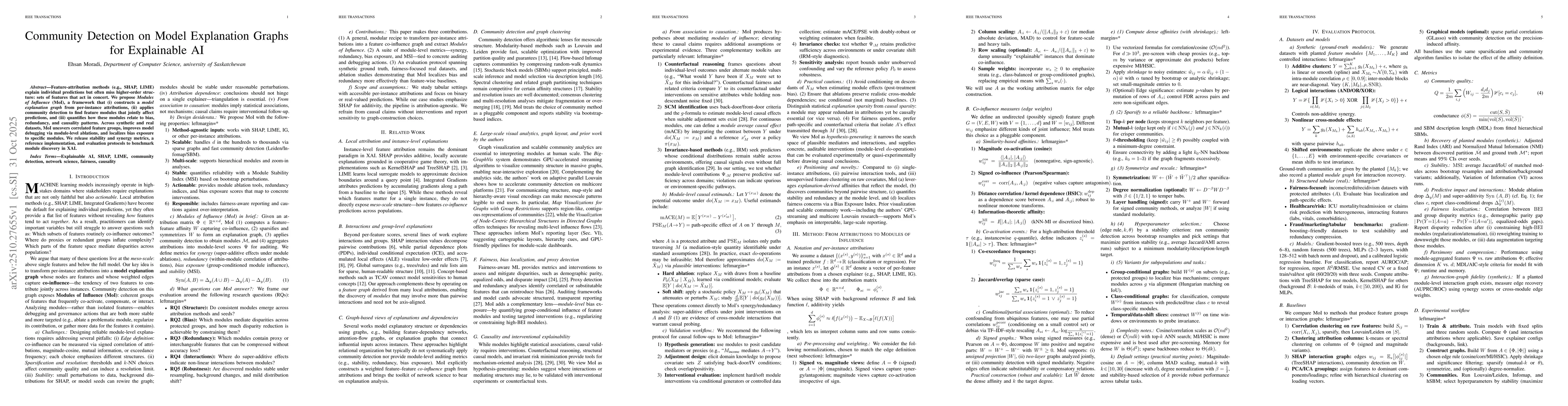 Thumbnail for Community Detection on Model Explanation Graphs for Explainable AI