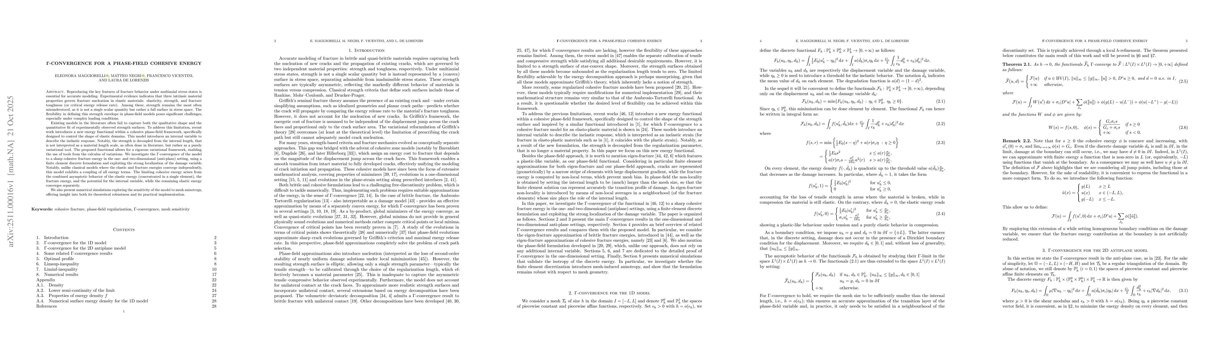 Thumbnail for Gamma convergence for a phase-field cohesive energy