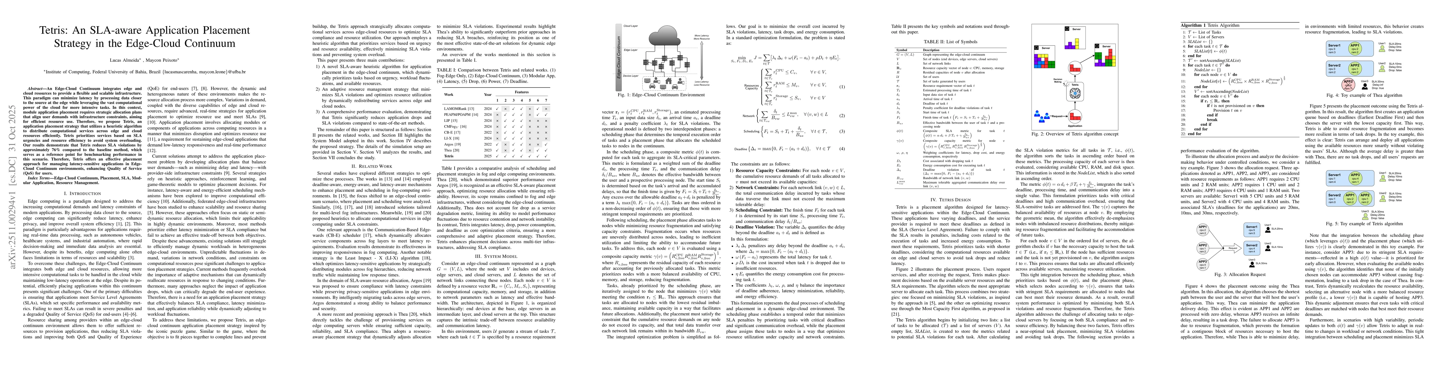 Thumbnail for Tetris: An SLA-aware Application Placement Strategy in the Edge-Cloud Continuum