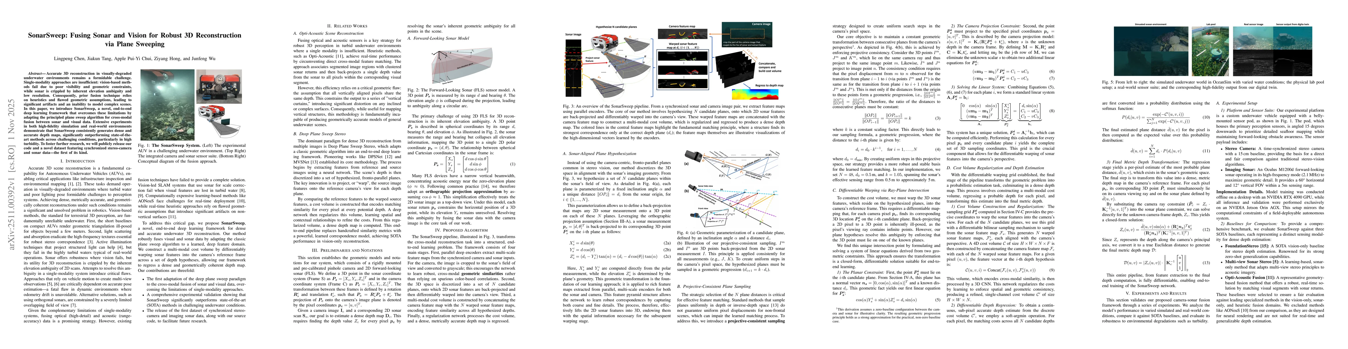 Thumbnail for SonarSweep: Fusing Sonar and Vision for Robust 3D Reconstruction via Plane Sweeping