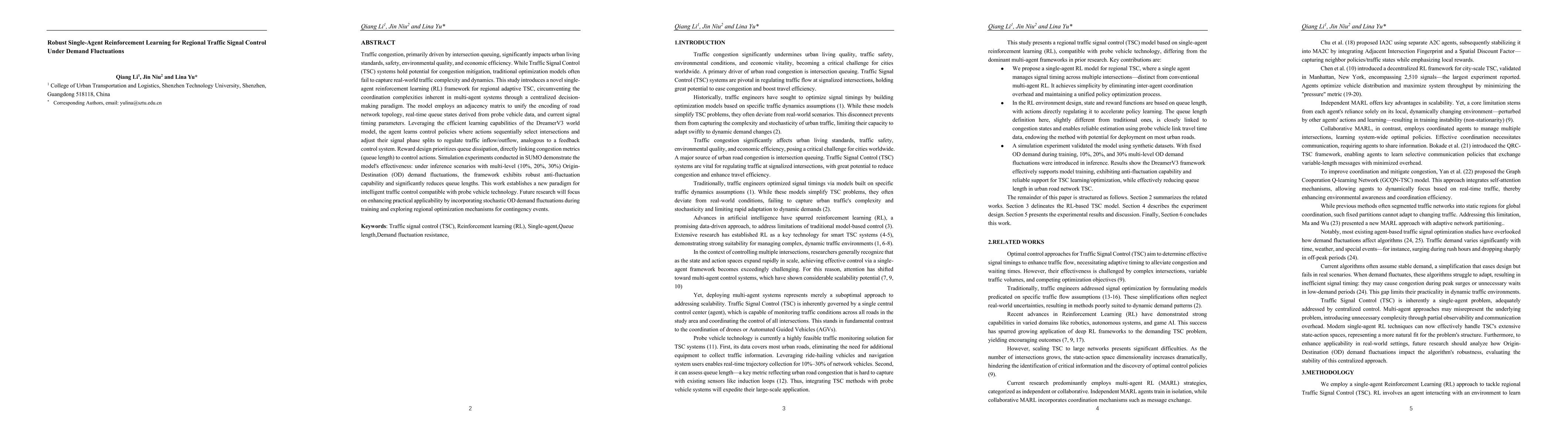 Thumbnail for Robust Single-Agent Reinforcement Learning for Regional Traffic Signal Control Under Demand Fluctuations