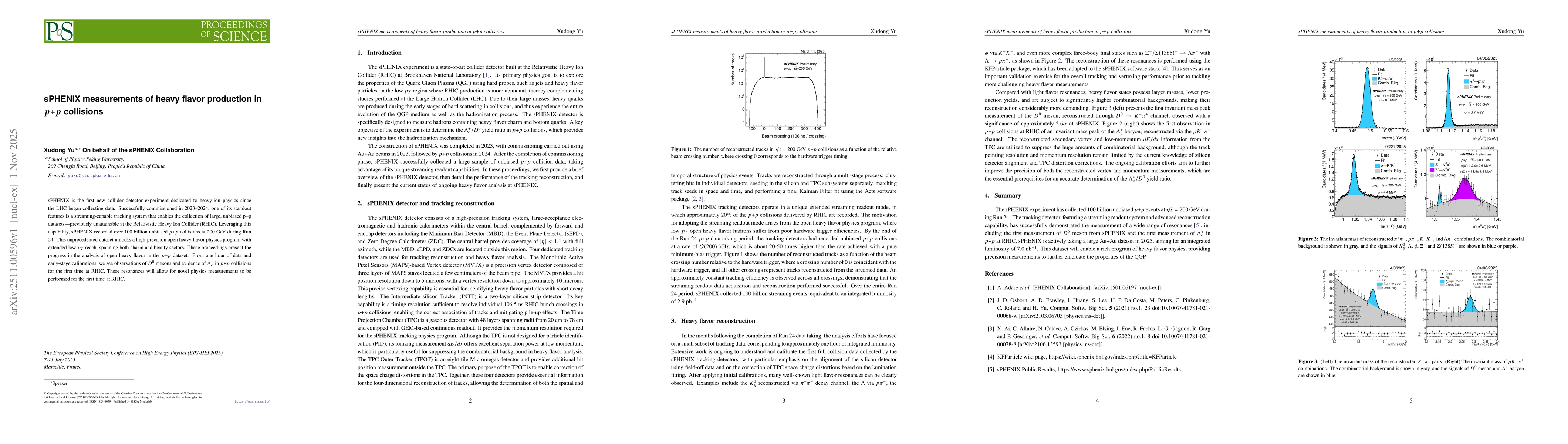 Thumbnail for sPHENIX measurements of heavy flavor production in $p$+$p$ collisions