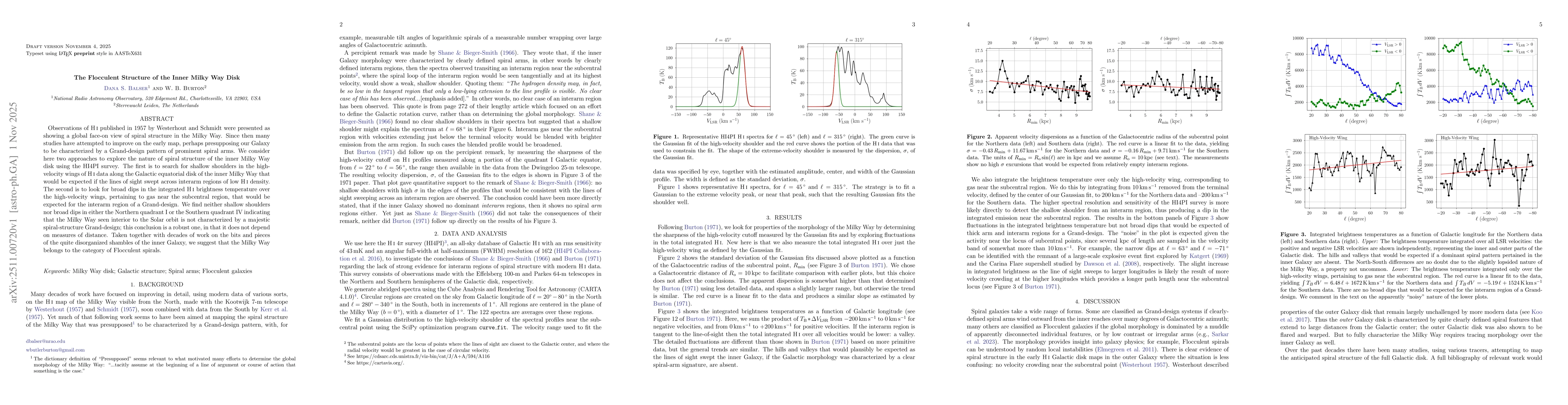 Thumbnail for The Flocculent Structure of the Inner Milky Way Disk