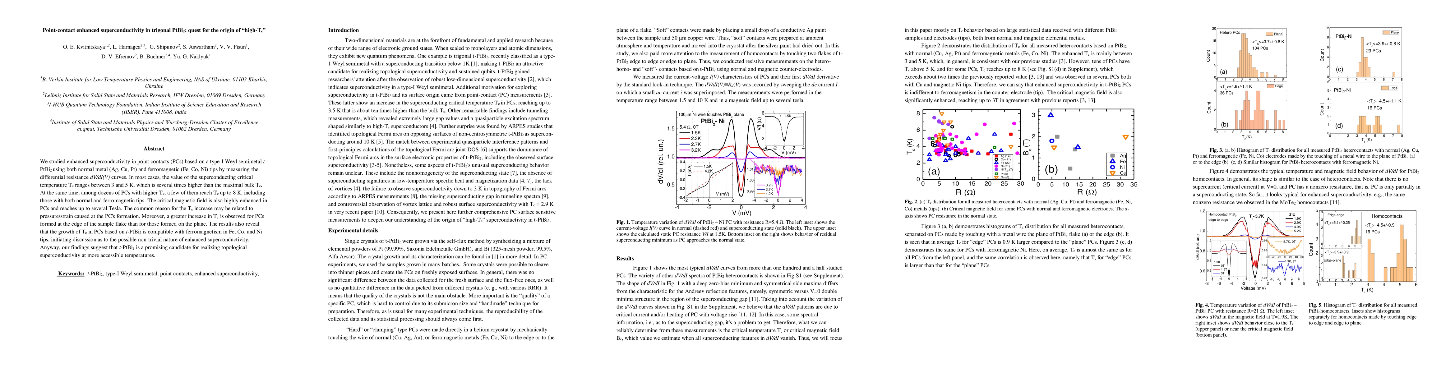 Thumbnail for Point-contact enhanced superconductivity in trigonal PtBi2: quest for the origin of high-Tc
