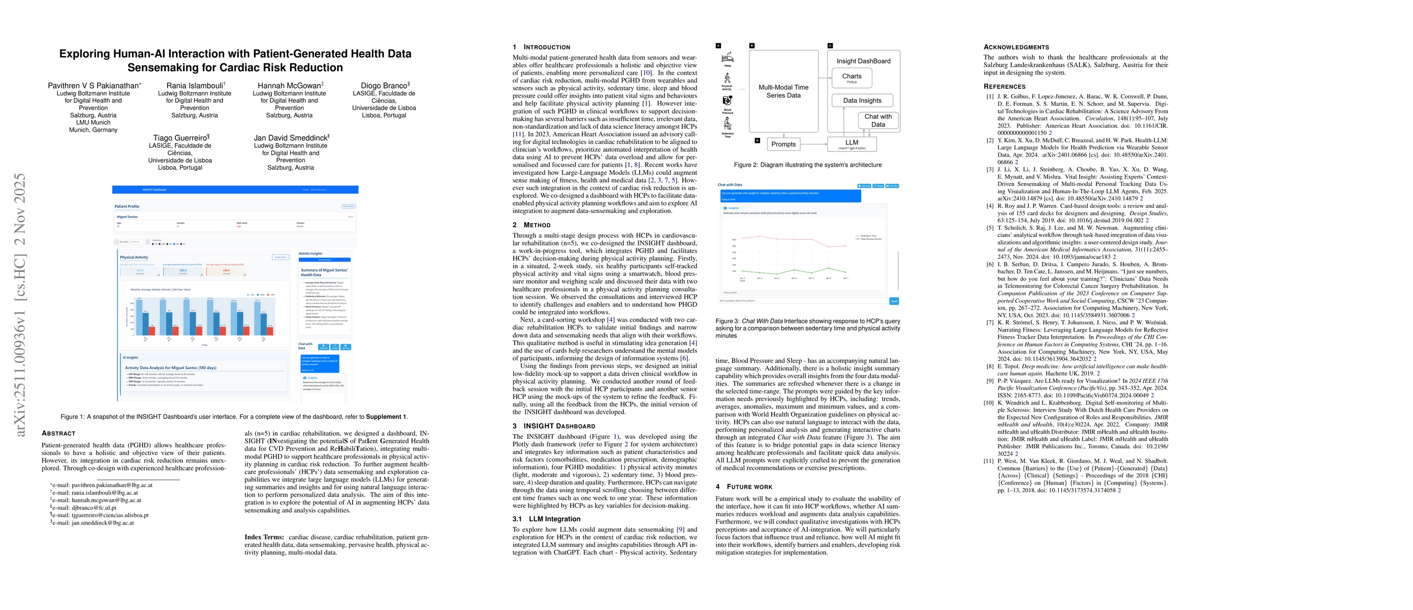 Thumbnail for Exploring Human-AI Interaction with Patient-Generated Health Data Sensemaking for Cardiac Risk Reduction