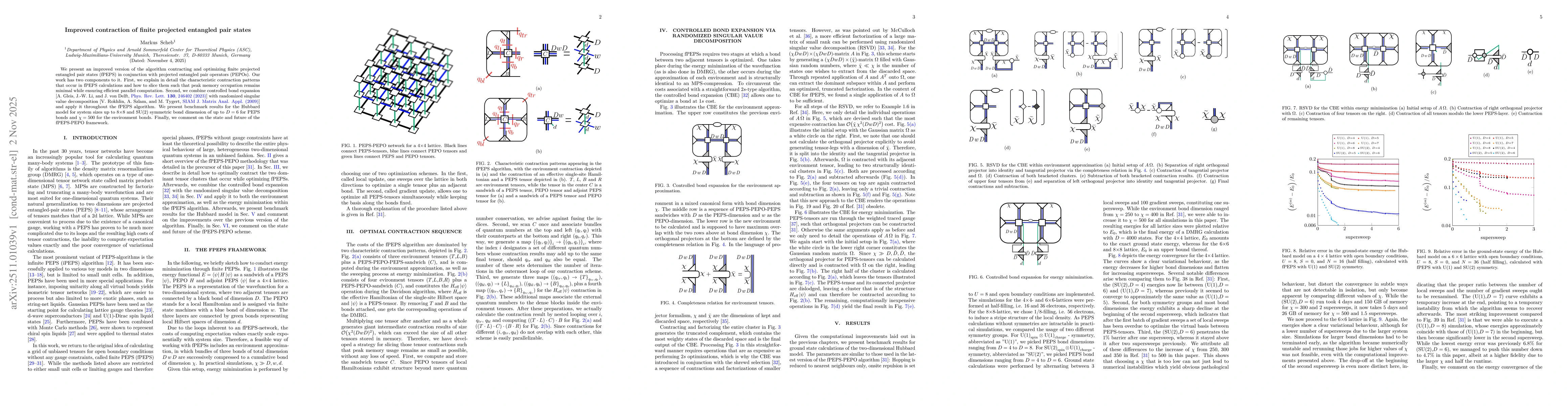 Thumbnail for Improved contraction of finite projected entangled pair states