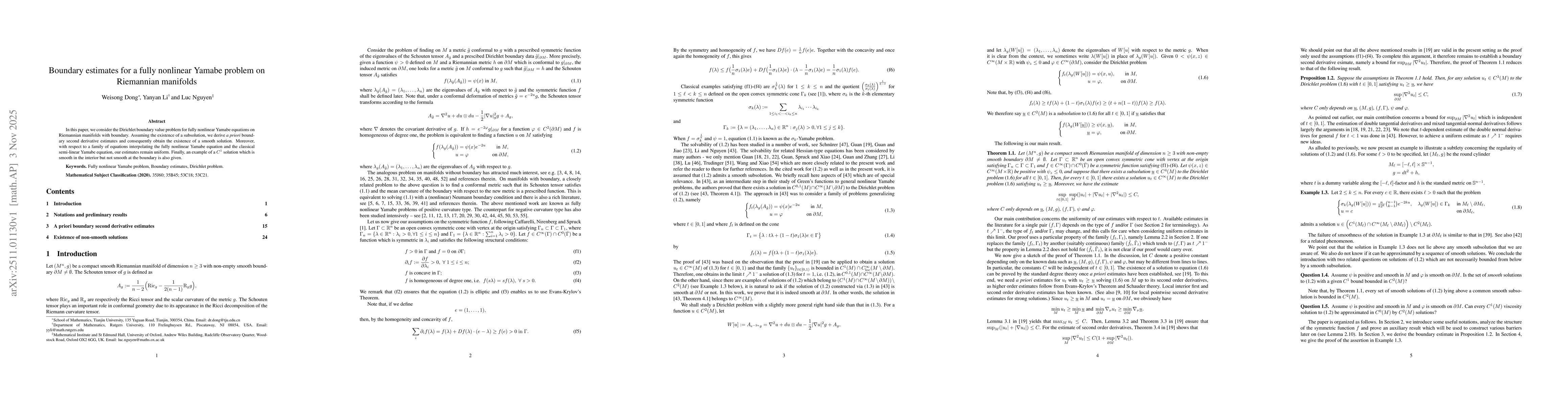 Thumbnail for Boundary estimates for a fully nonlinear Yamabe problem on Riemannian manifolds