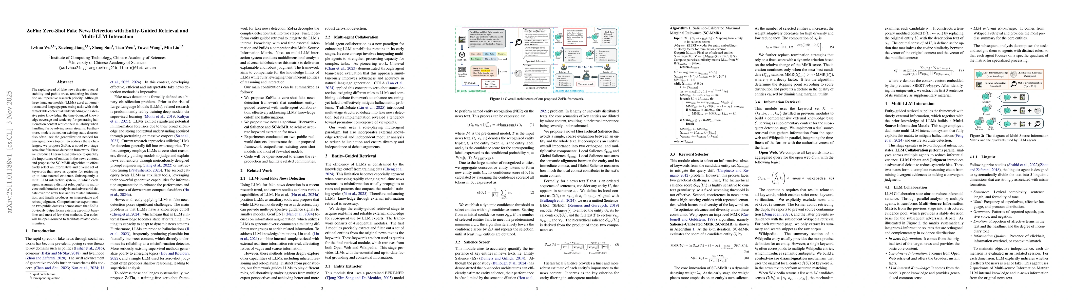 Thumbnail for ZoFia: Zero-Shot Fake News Detection with Entity-Guided Retrieval and Multi-LLM Interaction