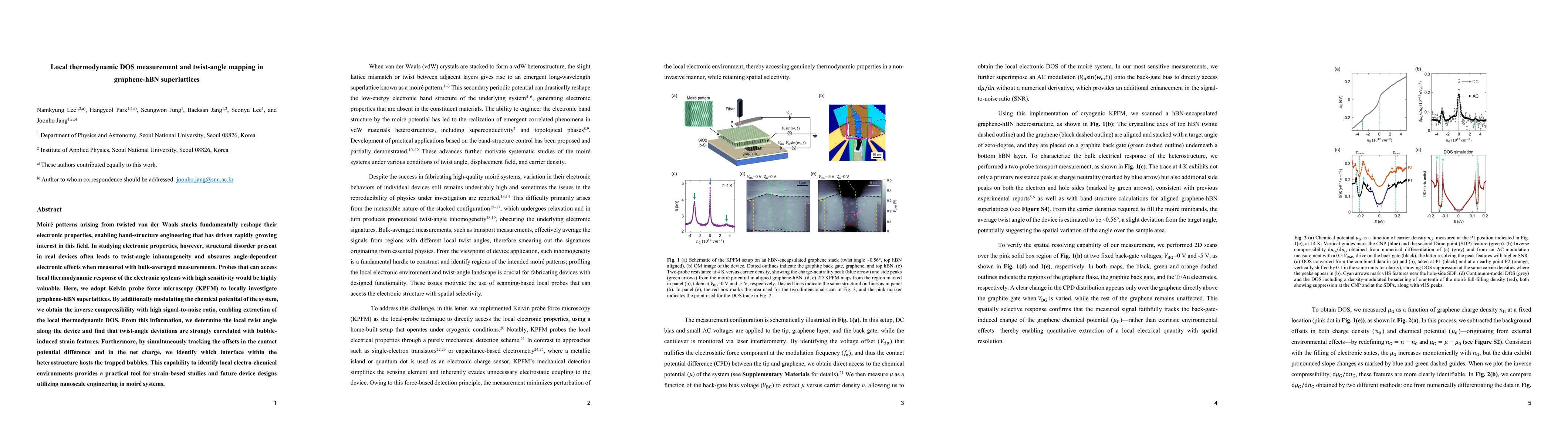 Thumbnail for Local thermodynamic DOS measurement and twist-angle mapping in graphene-hBN superlattices