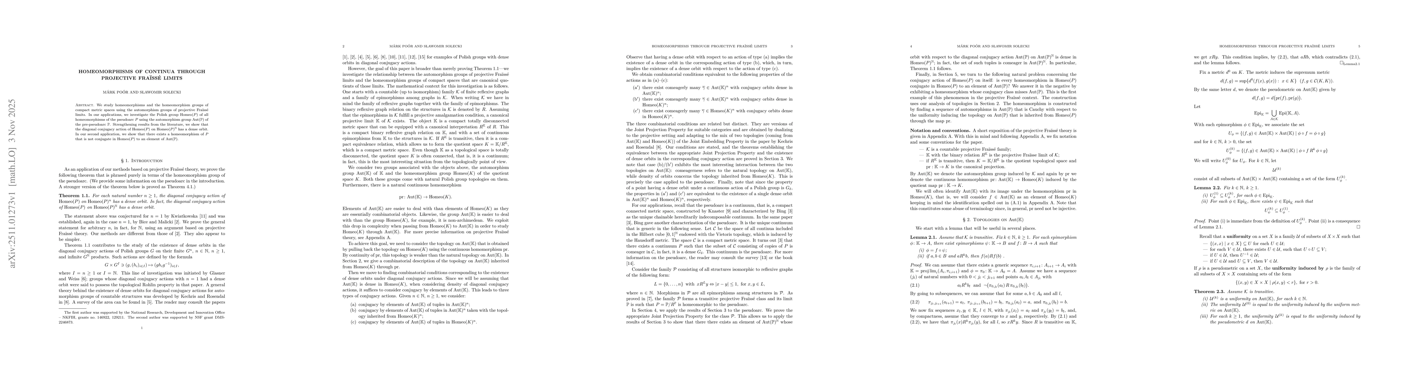 Thumbnail for Homeomorphisms of continua through projective Fraïssé limits