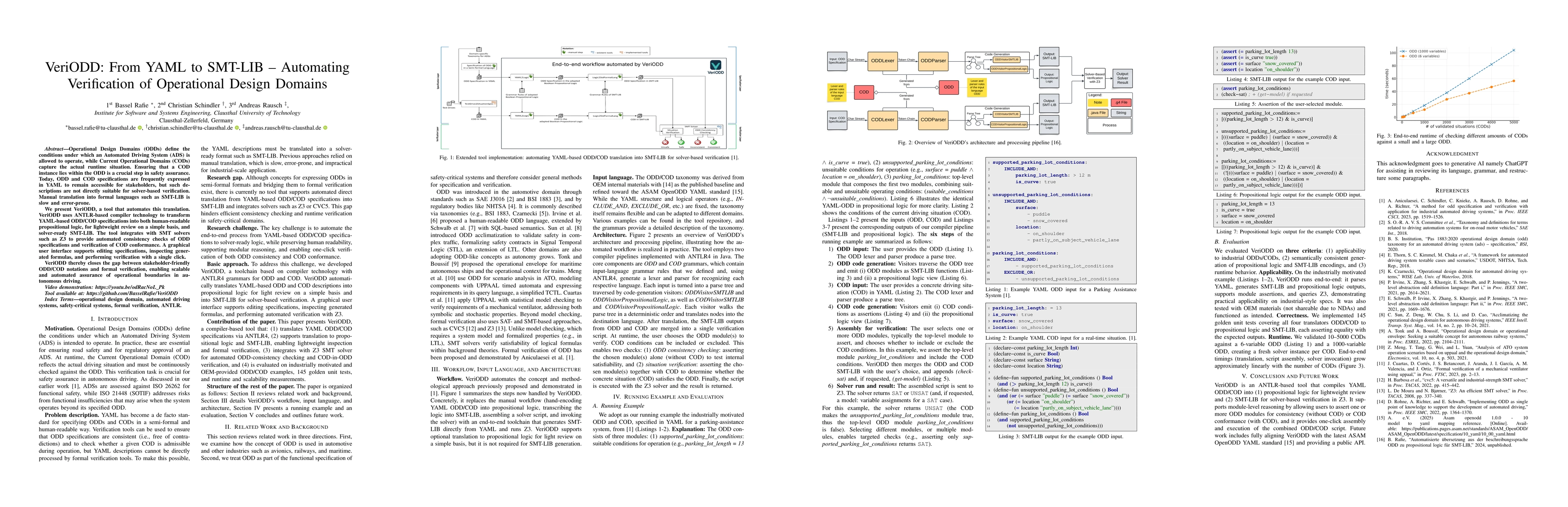 Thumbnail for VeriODD: From YAML to SMT-LIB -- Automating Verification of Operational Design Domains