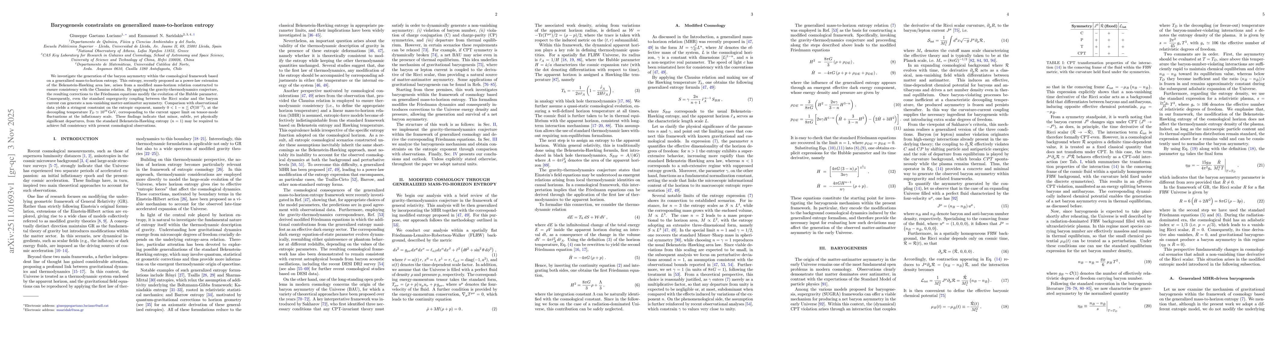 Thumbnail for Baryogenesis constraints on generalized mass-to-horizon entropy