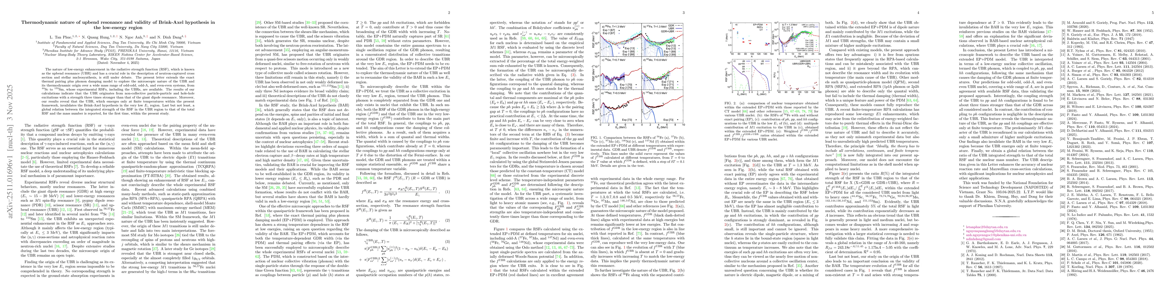 Thumbnail for Thermodynamic nature of upbend resonance and validity of Brink-Axel hypothesis in the low-energy region