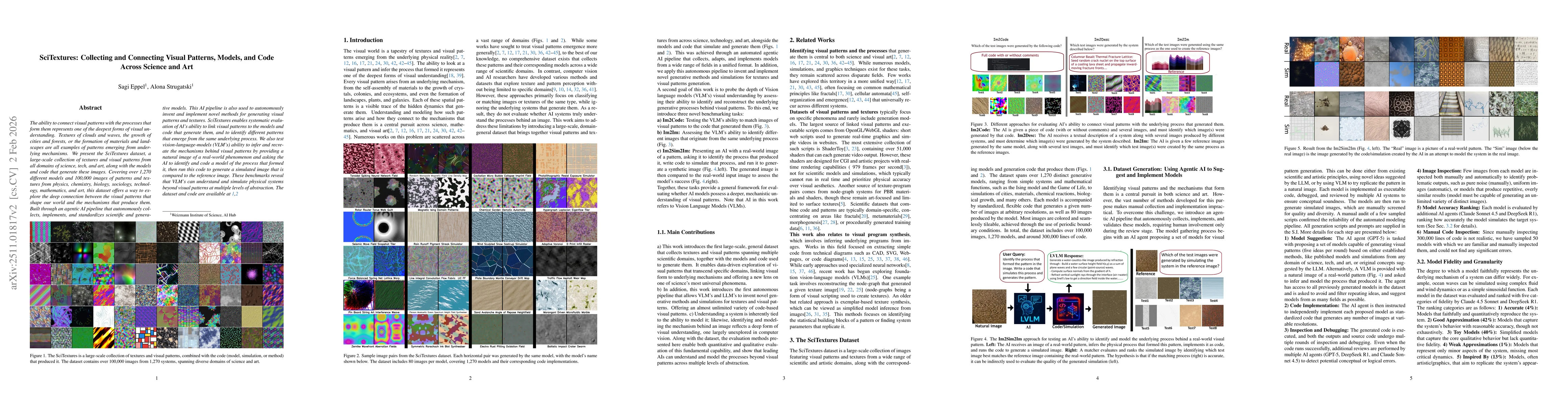 Thumbnail for SciTextures: Collecting and Connecting Visual Patterns, Models, and Code Across Science and Art